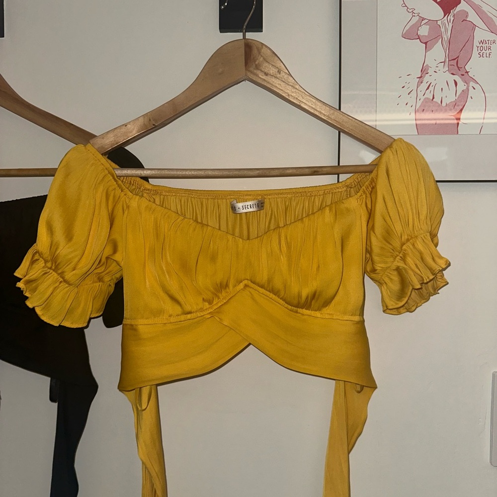 Selectives Women's Yellow Top